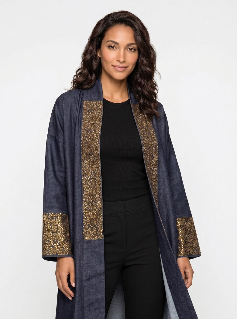 Kimono en Jeans Authentique.